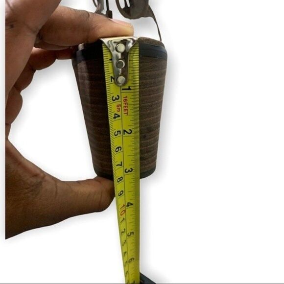 Sole Society Heels Women’s Size 7 Suede Lace Up Block Sandals in Dark Taupe - Picture 10 of 12